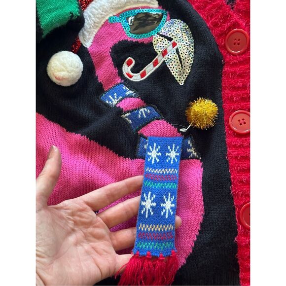 Unique “Ugly” Christmas Cardigan Sweater - Picture 9 of 10